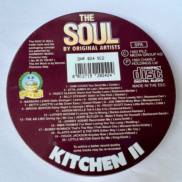 Soul Kitchen II CD in Decorative Tin Case Various Oldies - Picture 2 of 4